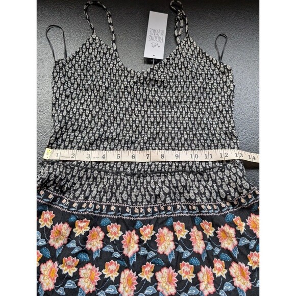 Patrons Of Peace Smocked Tank Top Cami Floral Boho Size Small - Picture 8 of 12